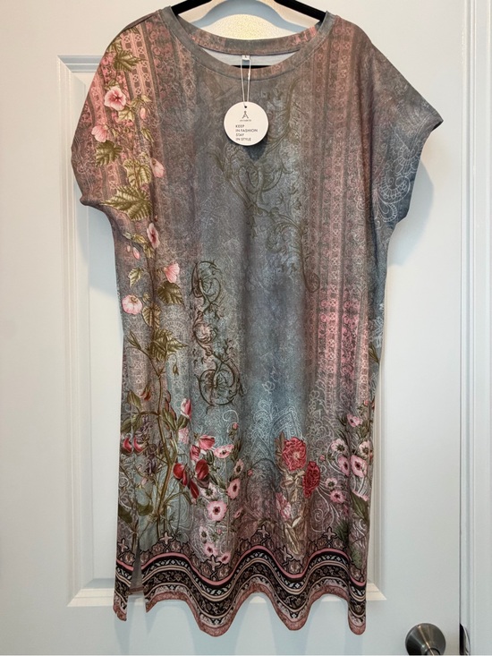 anrabess Dresses & Skirts - ANRABESS Printed Tunic Dress